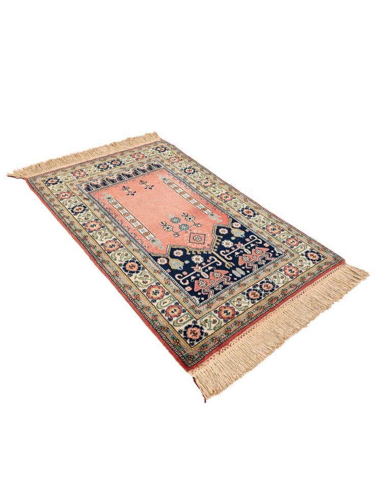 Detail image of 2' 10 x 4' 6 Hand Knotted Anatolian Wool Rug