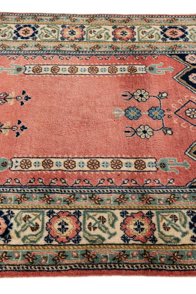 Detail image of 2' 10 x 4' 6 Hand Knotted Anatolian Wool Rug