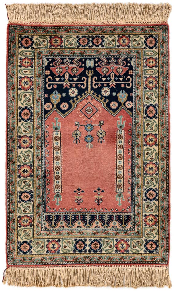 Detail image of 2' 10 x 4' 6 Hand Knotted Anatolian Wool Rug