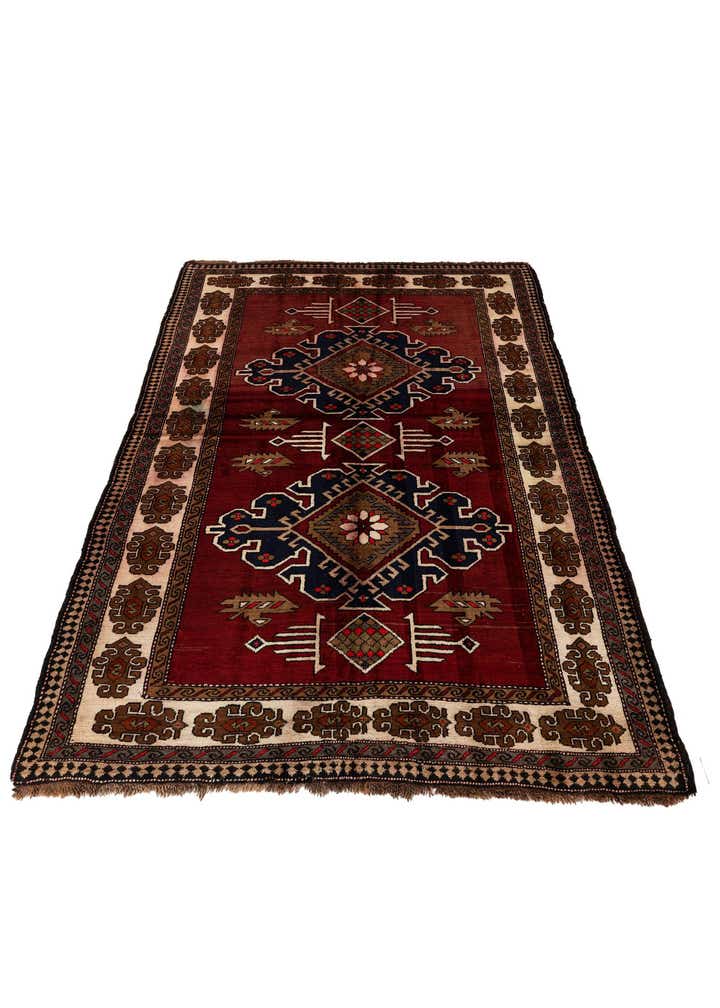 5' 5 x 7' 3 Hand Knotted Anatolian Oriental Wool Rug