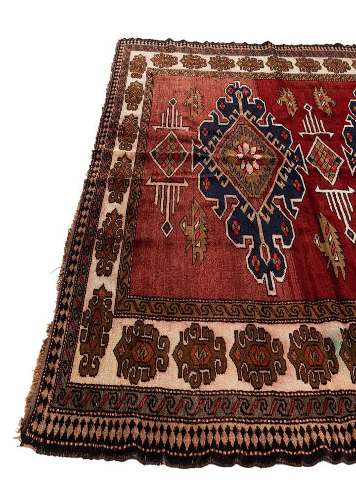 5' 5 x 7' 3 Hand Knotted Anatolian Oriental Wool Rug