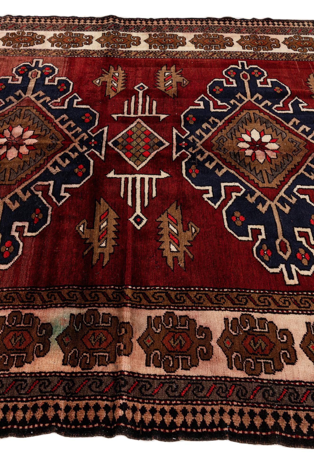 5' 5 x 7' 3 Hand Knotted Anatolian Oriental Wool Rug