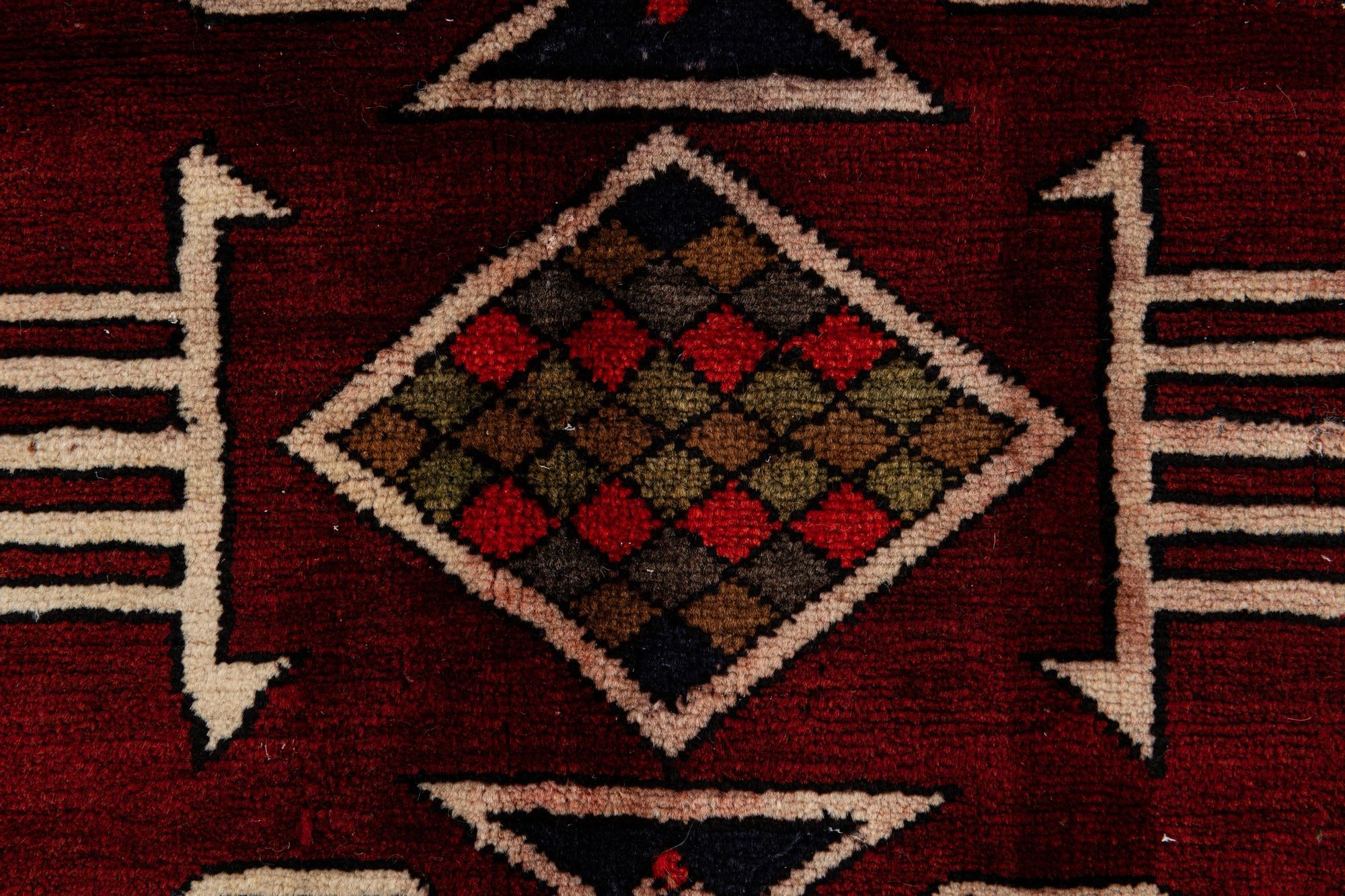 5' 5 x 7' 3 Hand Knotted Anatolian Oriental Wool Rug