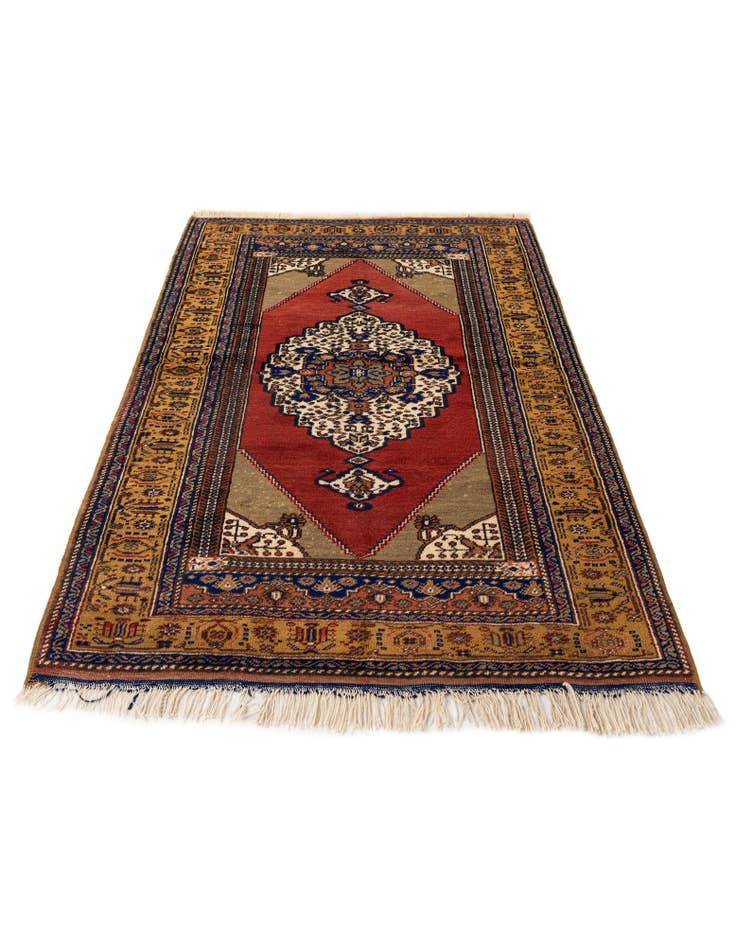 Detail image of 3' 7 x 5' 7 Hand Knotted Anatolian Wool Rug