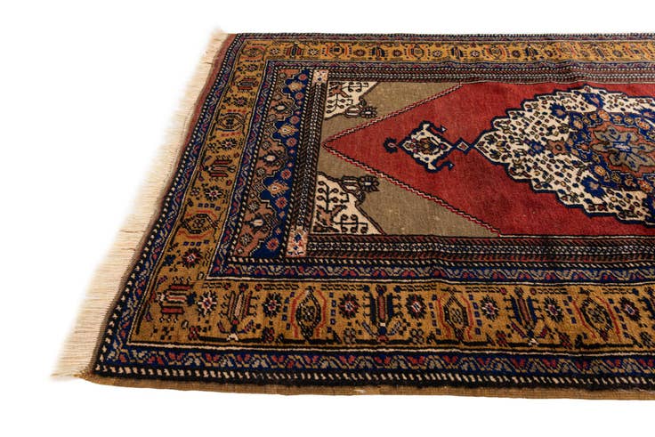 Detail image of 3' 7 x 5' 7 Hand Knotted Anatolian Wool Rug