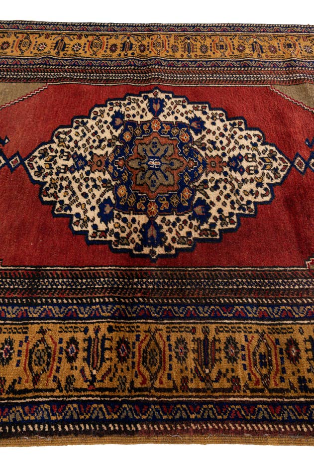 Detail image of 3' 7 x 5' 7 Hand Knotted Anatolian Wool Rug