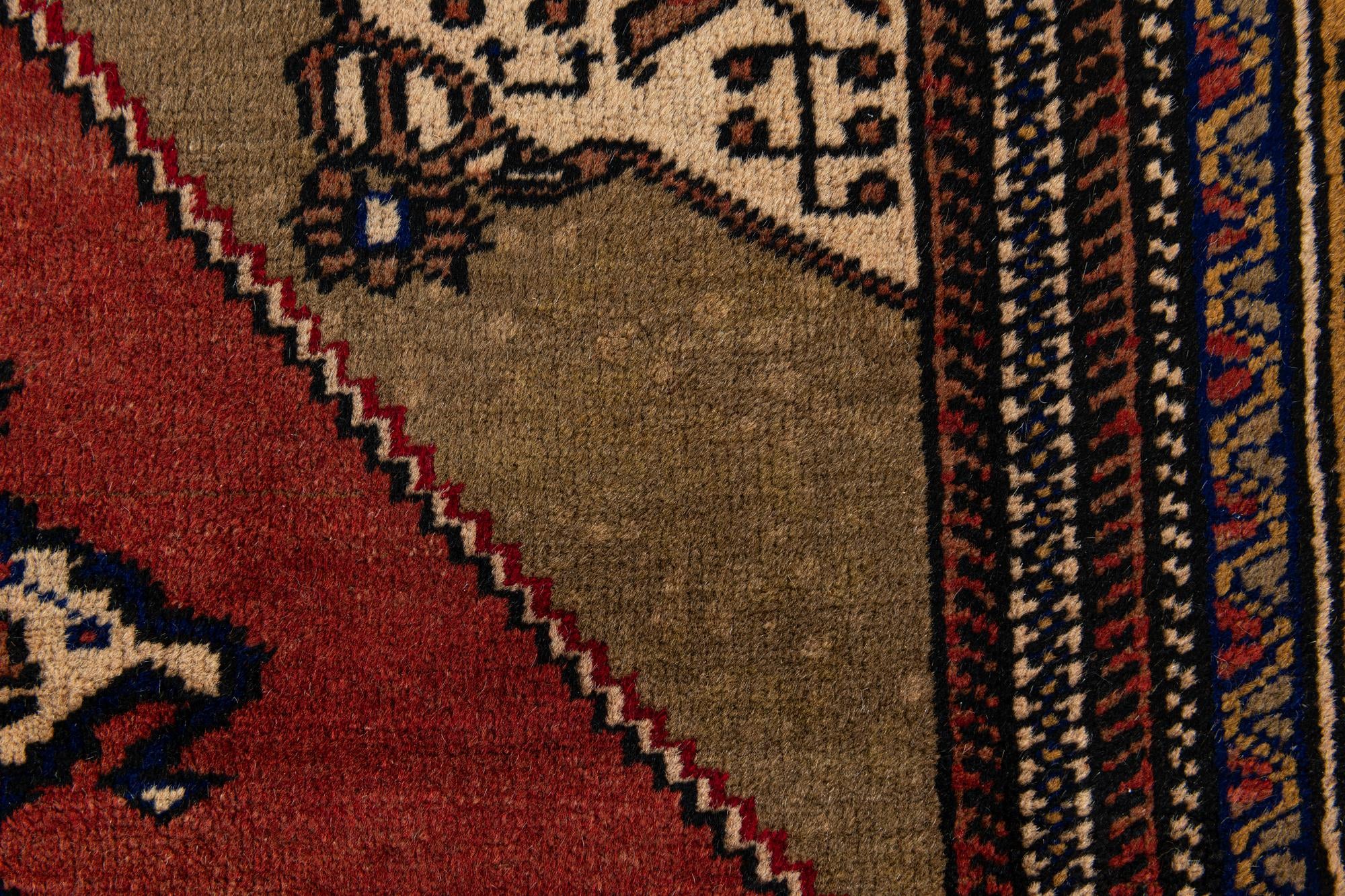 3' 7 x 5' 7 Hand Knotted Anatolian Wool Rug
