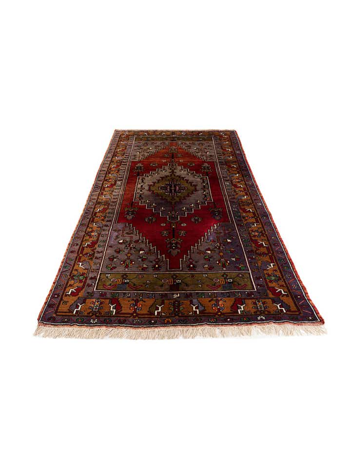 4' 3 x 8' 2 Hand Knotted Anatolian Wool Rug