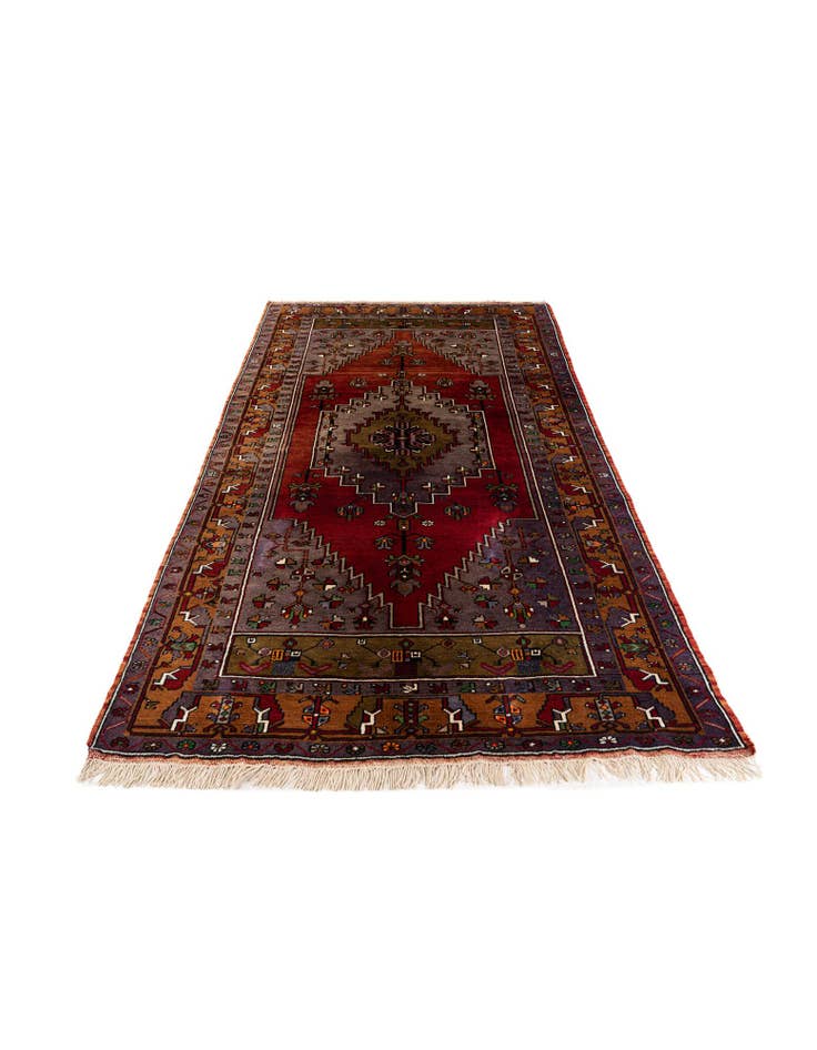Detail image of 4' 3 x 8' 2 Hand Knotted Anatolian Wool Rug