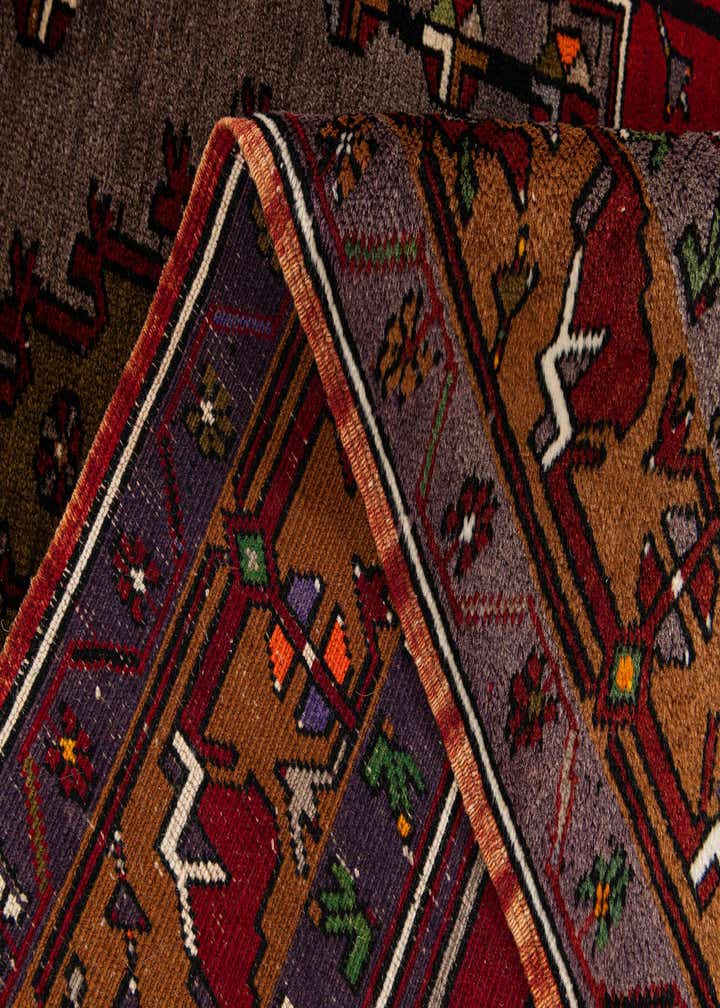 4' 3 x 8' 2 Hand Knotted Anatolian Wool Rug