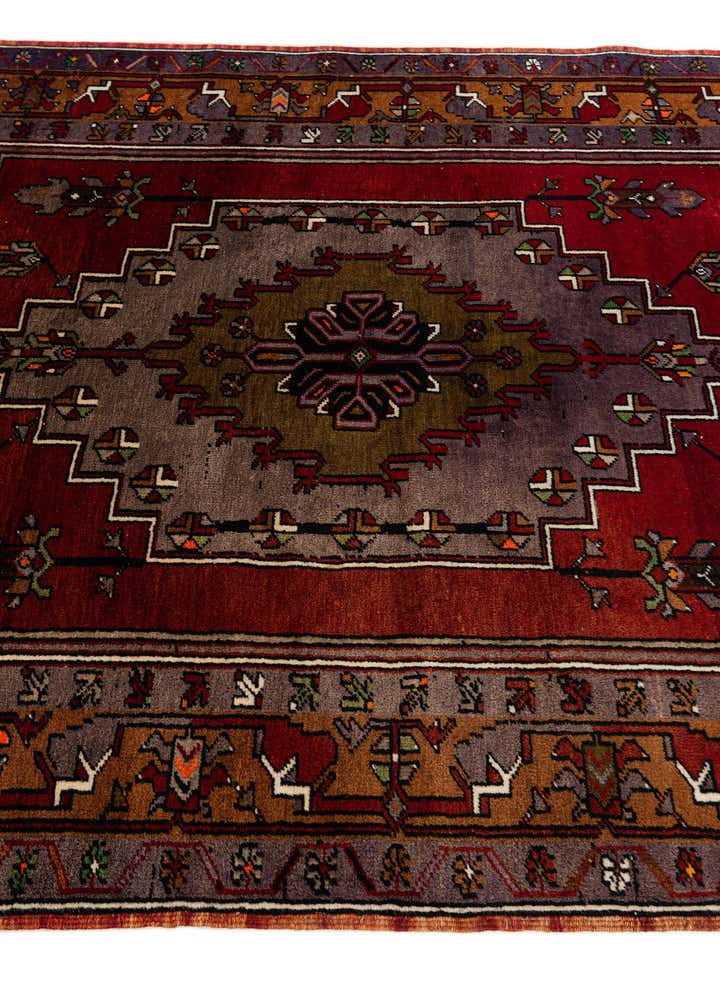 4' 3 x 8' 2 Hand Knotted Anatolian Wool Rug
