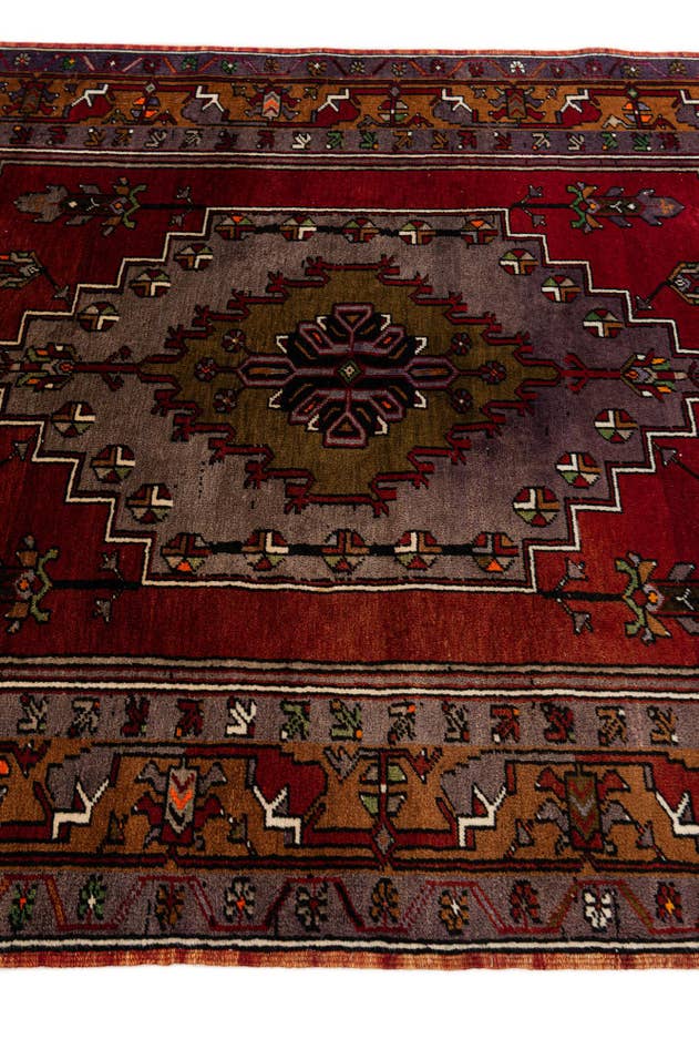 Detail image of 4' 3 x 8' 2 Hand Knotted Anatolian Wool Rug