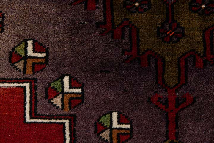 4' 3 x 8' 2 Hand Knotted Anatolian Wool Rug