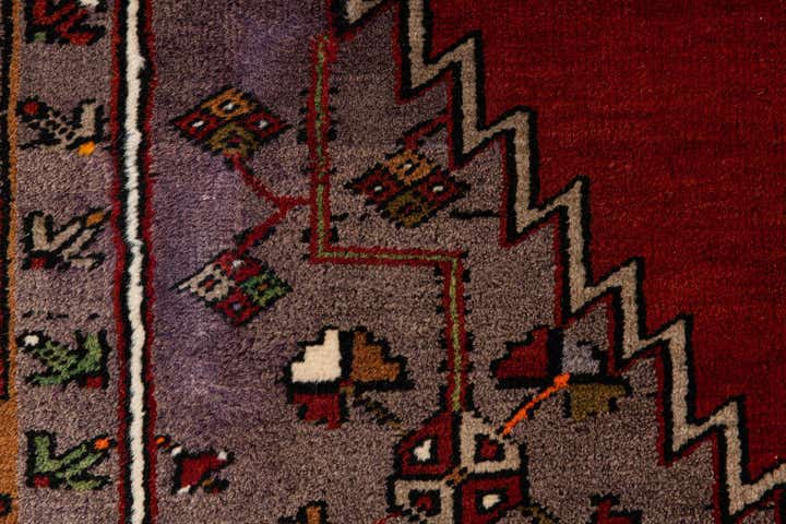 4' 3 x 8' 2 Hand Knotted Anatolian Wool Rug