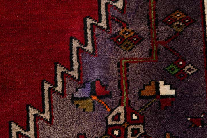 4' 3 x 8' 2 Hand Knotted Anatolian Wool Rug
