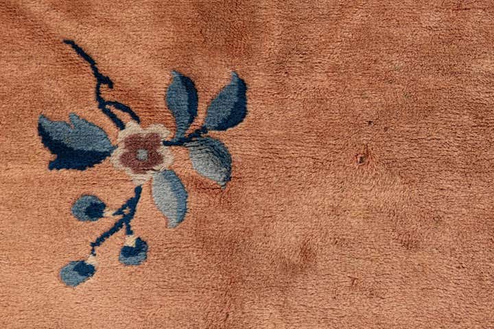 6' 10 x 10' Hand Knotted Antique Finish Oriental Wool Rug