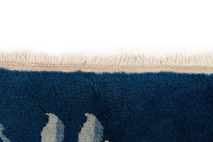 6' 10 x 10' Hand Knotted Antique Finish Oriental Wool Rug