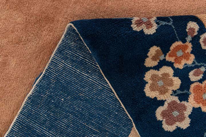 6' 10 x 10' Hand Knotted Antique Finish Oriental Wool Rug