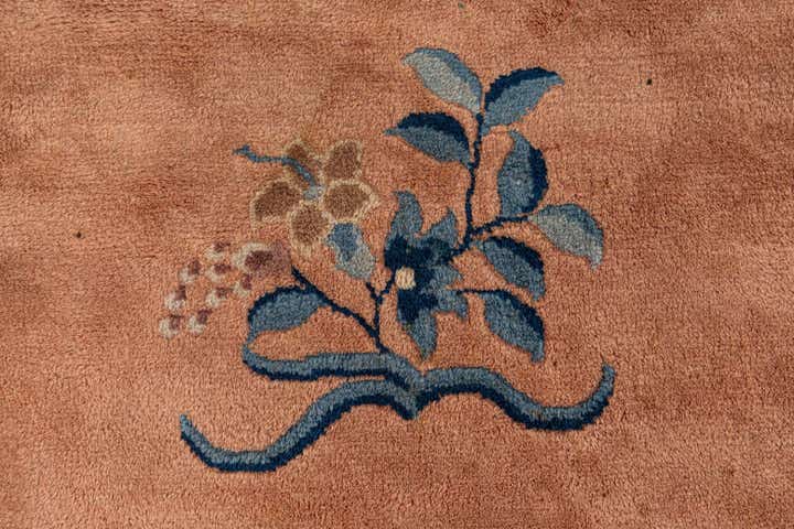 6' 10 x 10' Hand Knotted Antique Finish Oriental Wool Rug