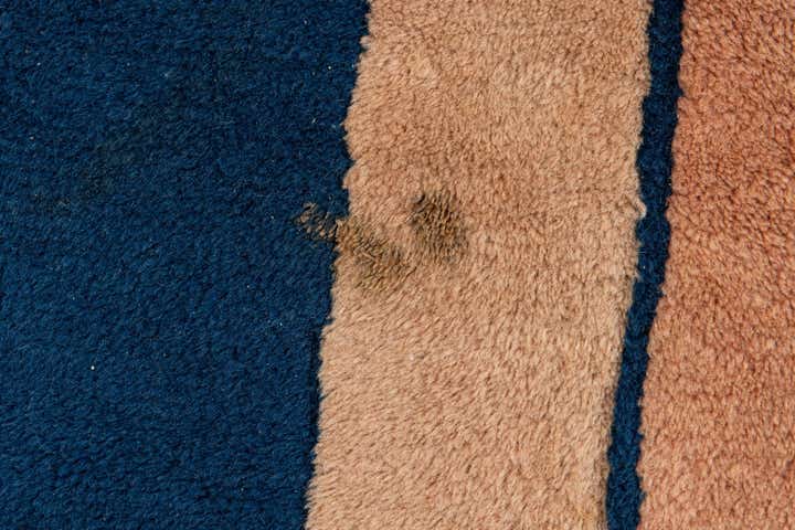 6' 10 x 10' Hand Knotted Antique Finish Oriental Wool Rug