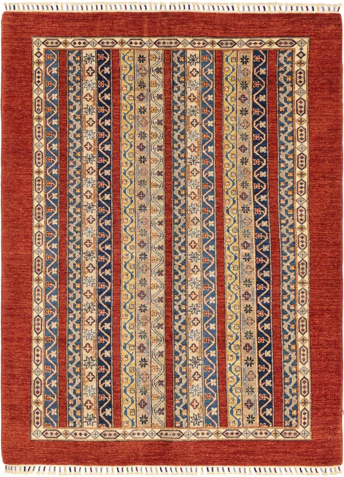 Detail image of 5' x 6' 8 Hand Knotted Ariana Ziegler Rug
