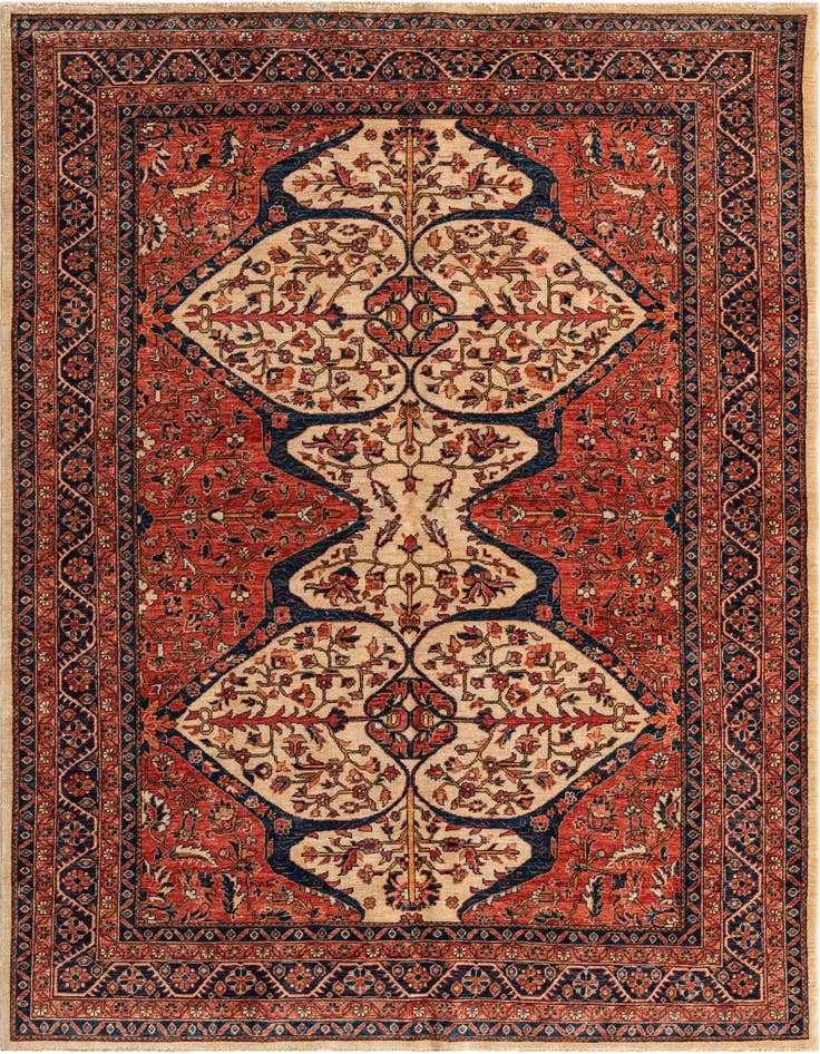 Detail image of 5' 6 x 7' 8 Hand Knotted Ariana Ziegler Oriental Rug