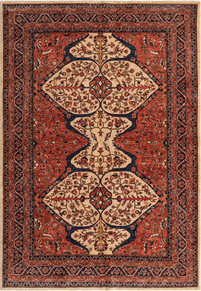 Detail image of 5' 6 x 7' 8 Hand Knotted Ariana Ziegler Oriental Rug