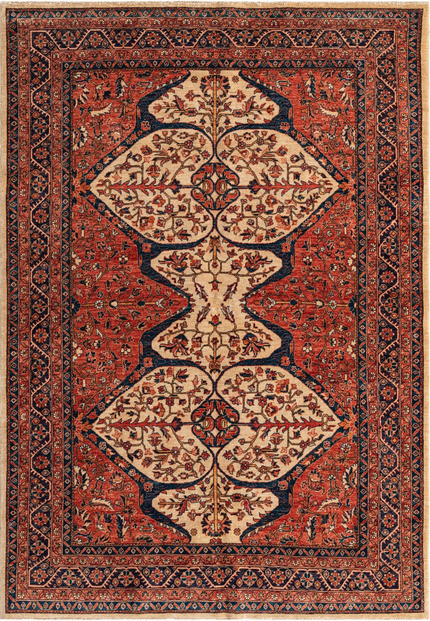 5' 6 x 7' 8  Hand Knotted Ariana Ziegler Oriental Rug