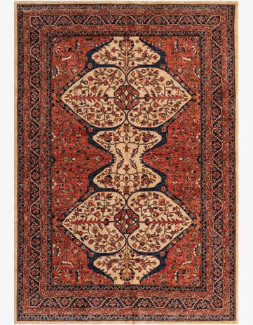 5' 6 x 7' 8 Hand Knotted Ariana Ziegler Oriental Rug