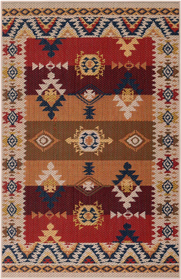 Detail image of 4' x 6' Easy-Clean Baja Indoor / Outdoor Rug