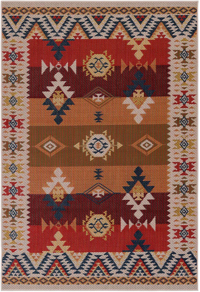Detail image of 5' 3 x 8' Easy-Clean Baja Indoor / Outdoor Rug