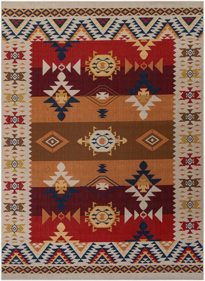 Detail image of 9' x 12' Easy-Clean Baja Indoor / Outdoor Rug