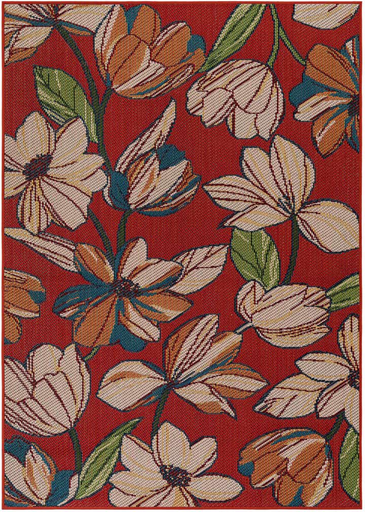 5' 3 x 8' Easy-Clean Baja Indoor / Outdoor Rug