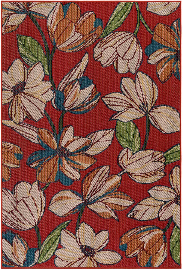 Detail image of 5' 3 x 8' Easy-Clean Baja Indoor / Outdoor Rug