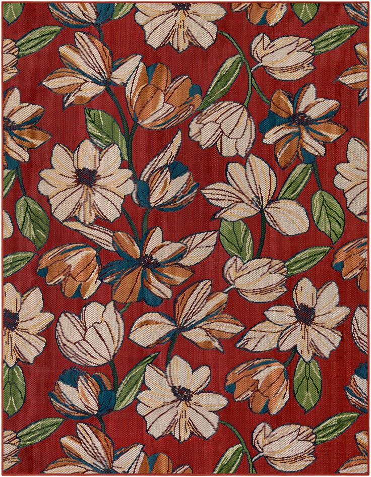 Detail image of 7' 10 x 10' Easy-Clean Baja Indoor / Outdoor Rug