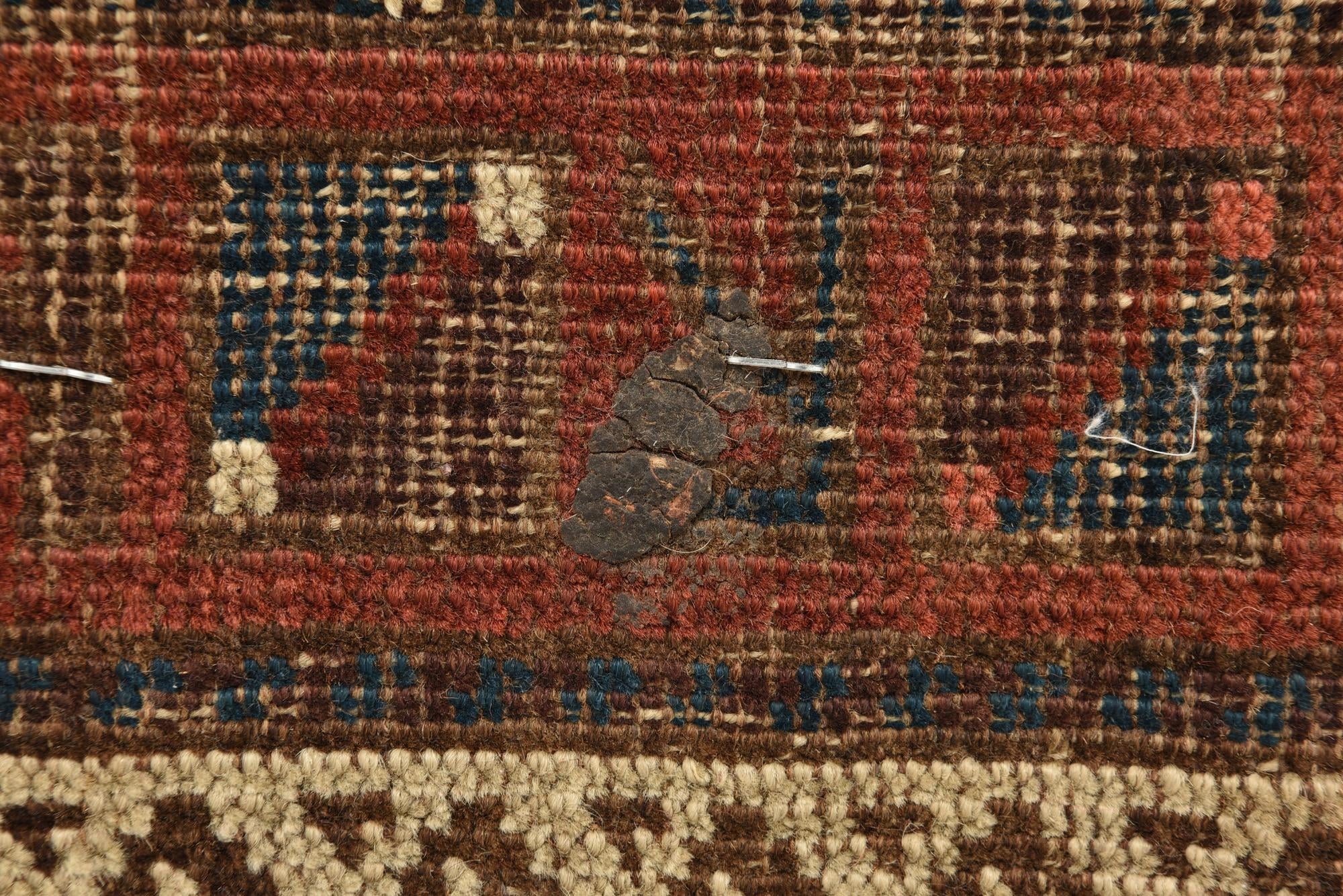 3' 5 x 4' 1 Hand Knotted Bakhtiar Persian Wool Rug
