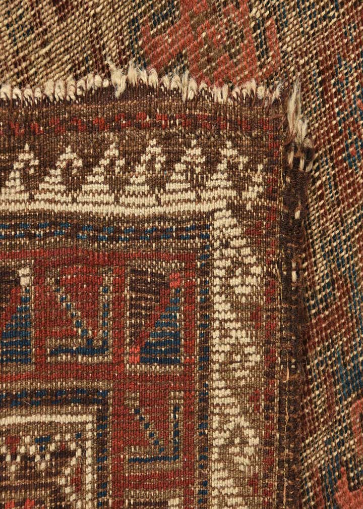 3' 5 x 4' 1 Hand Knotted Bakhtiar Persian Wool Rug