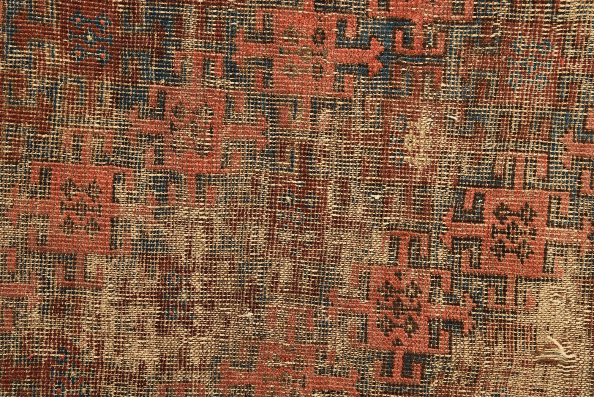 3' 5 x 4' 1 Hand Knotted Bakhtiar Persian Wool Rug