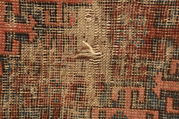 3' 5 x 4' 1 Hand Knotted Bakhtiar Persian Wool Rug