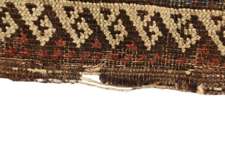 3' 5 x 4' 1 Hand Knotted Bakhtiar Persian Wool Rug