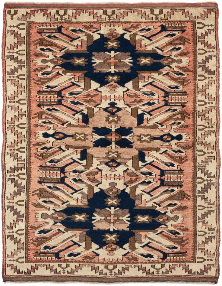 Detail image of 3' 2 x 5' 6 Hand Knotted Balouch Wool Rug