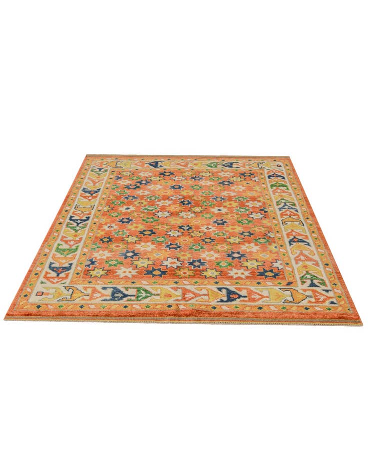 Detail image of 5' 3 x 7' 3 Hand Knotted Balouch Wool Rug