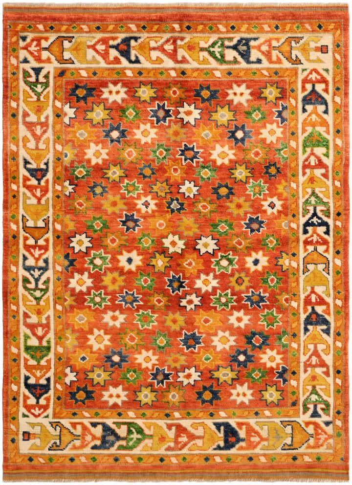 5' 3 x 7' 3 Hand Knotted Balouch Wool Rug