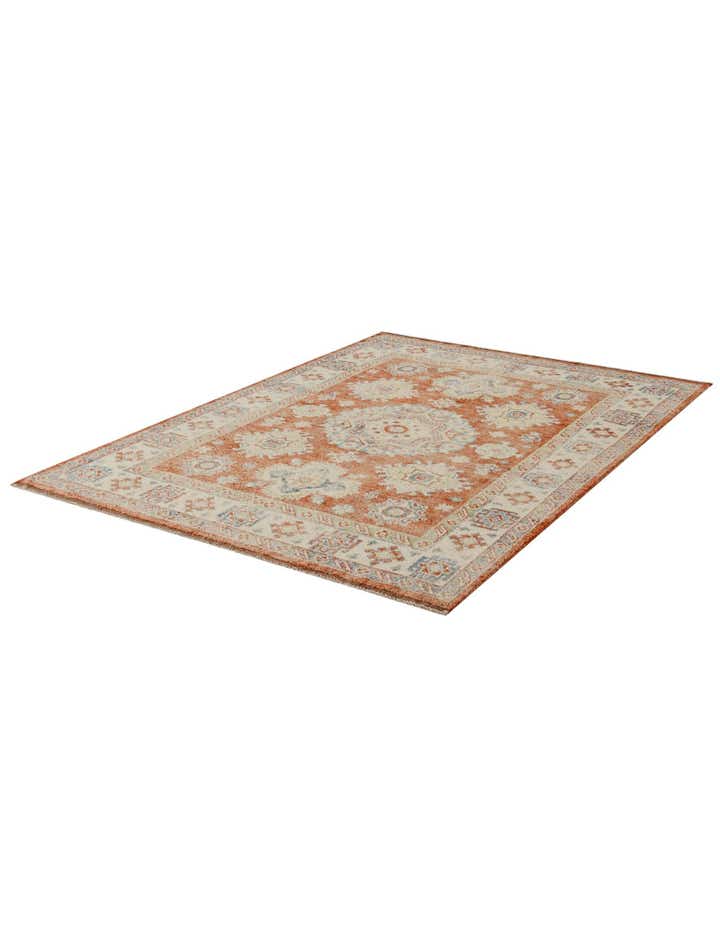5' 8 x 8' 2 Hand Knotted Balouch Wool Rug