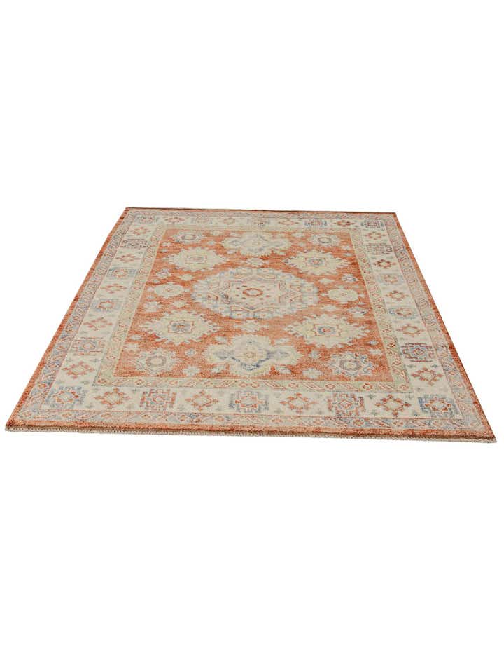 5' 8 x 8' 2 Hand Knotted Balouch Wool Rug