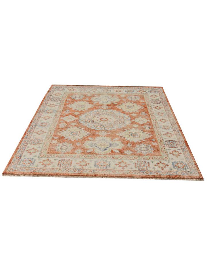 5' 8 x 8' 2 Hand Knotted Balouch Wool Rug