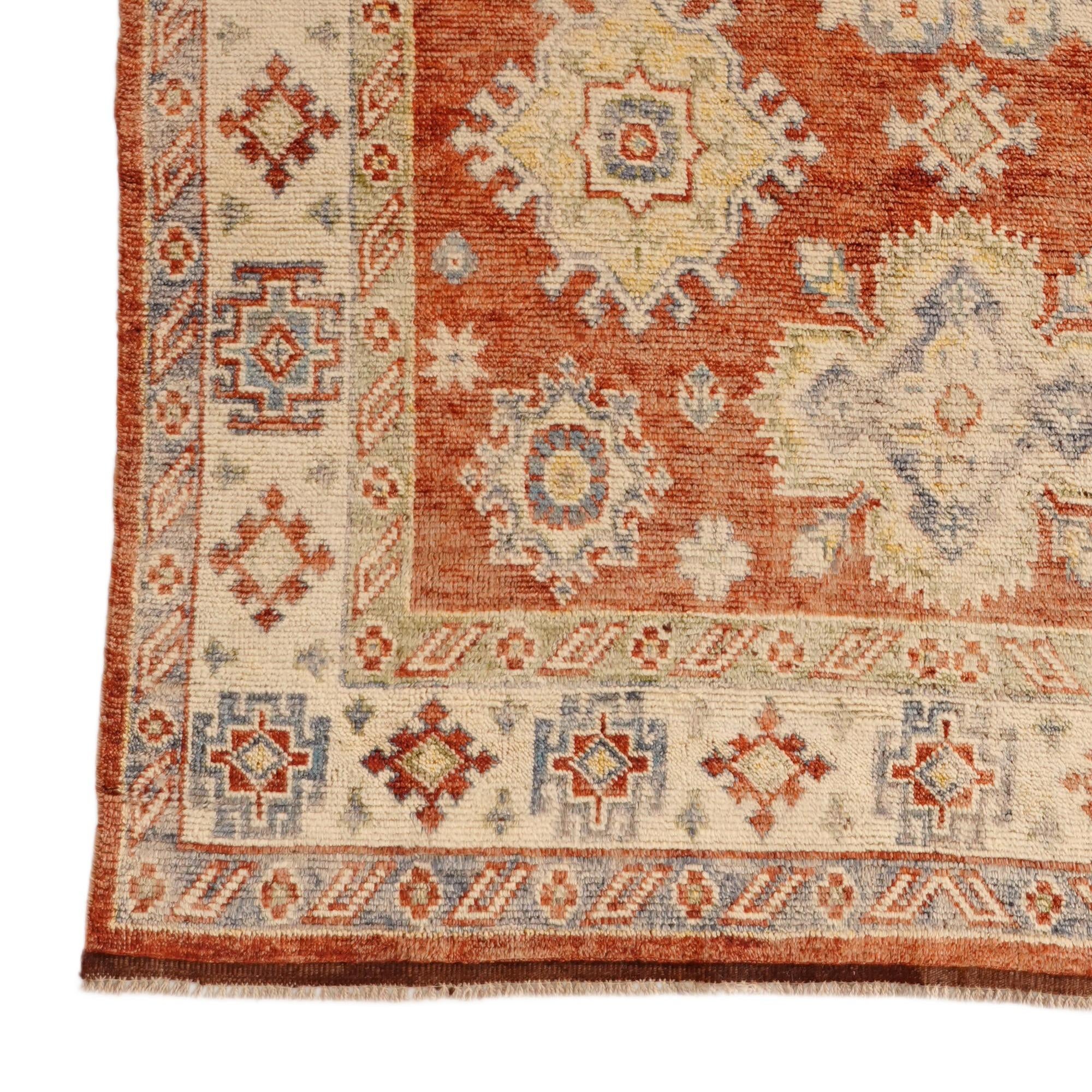 5' 8 x 8' 2 Hand Knotted Balouch Wool Rug