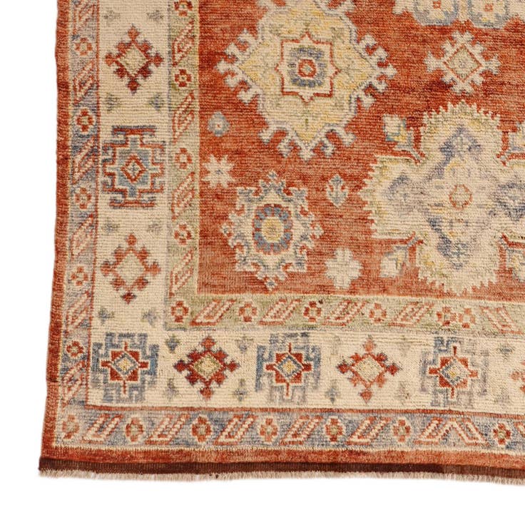 Detail image of 5' 8 x 8' 2 Hand Knotted Balouch Wool Rug