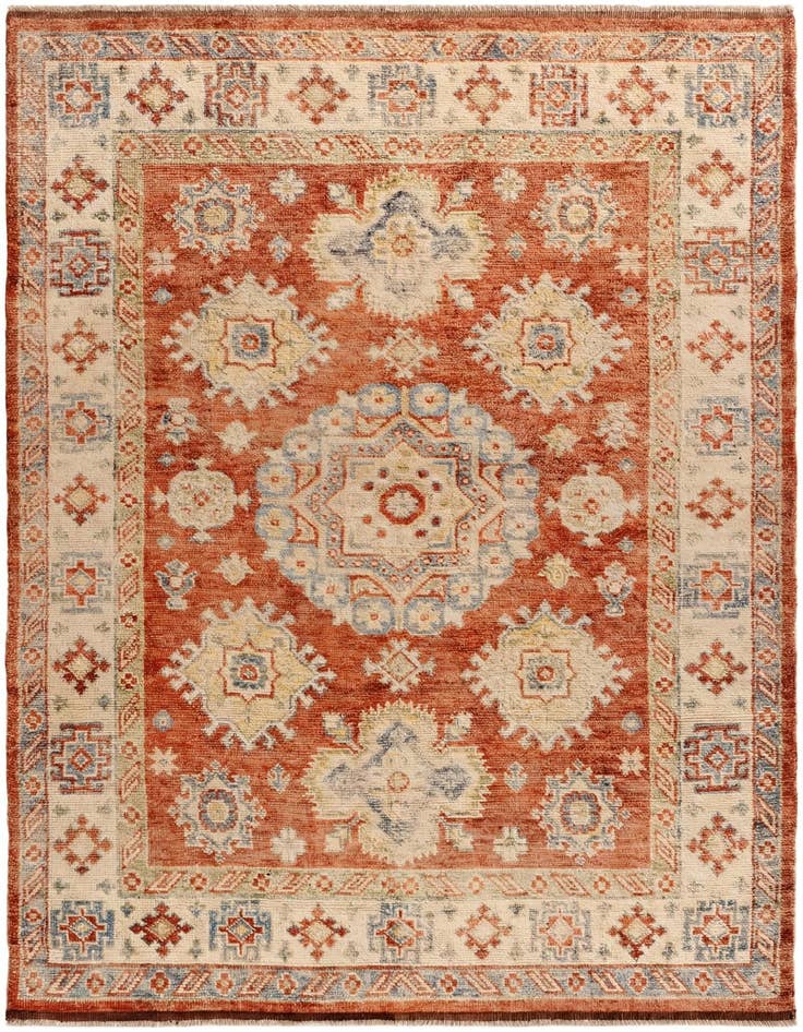 Detail image of 5' 8 x 8' 2 Hand Knotted Balouch Wool Rug