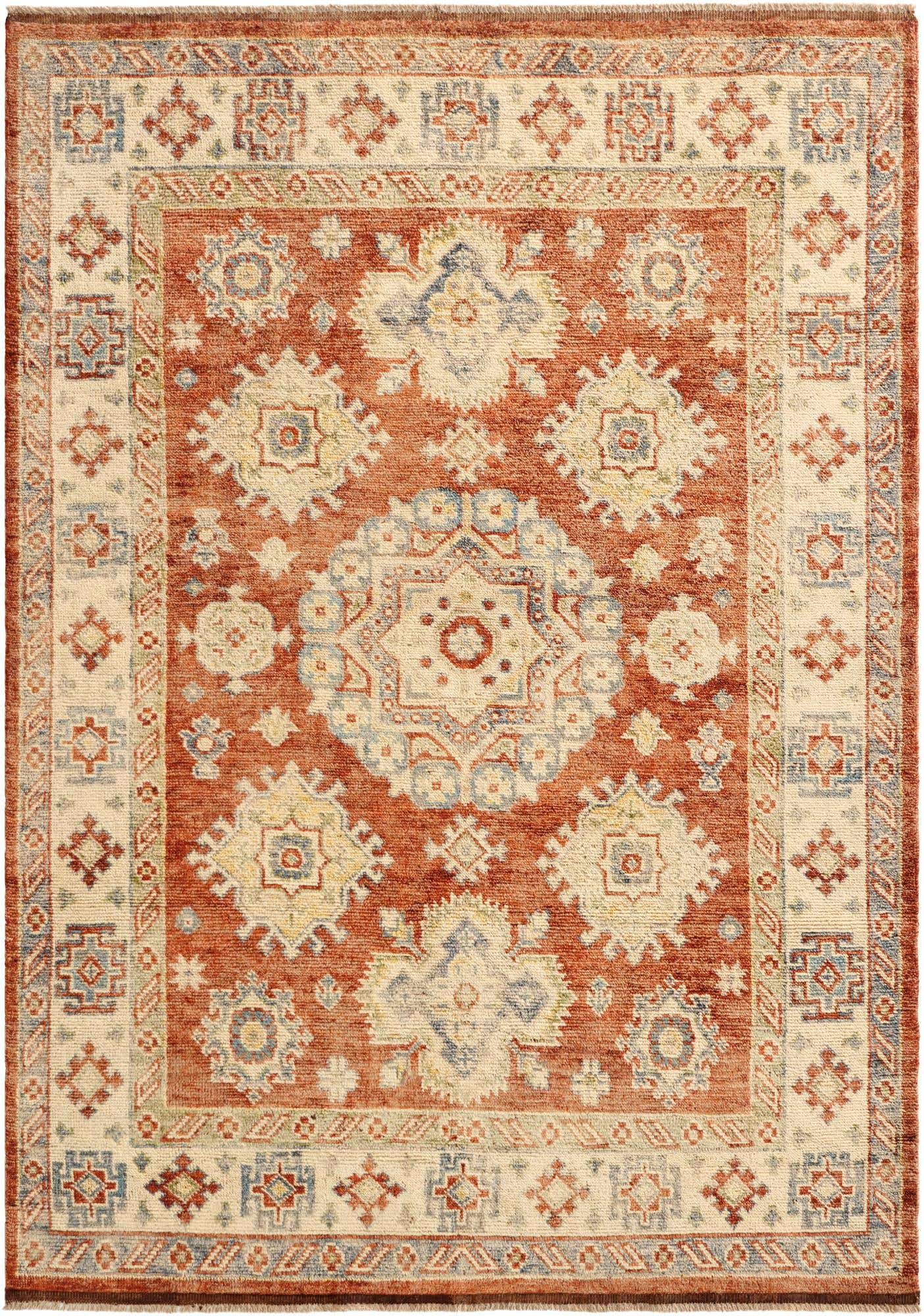 5' 8 x 8' 2 Hand Knotted Balouch Wool Rug